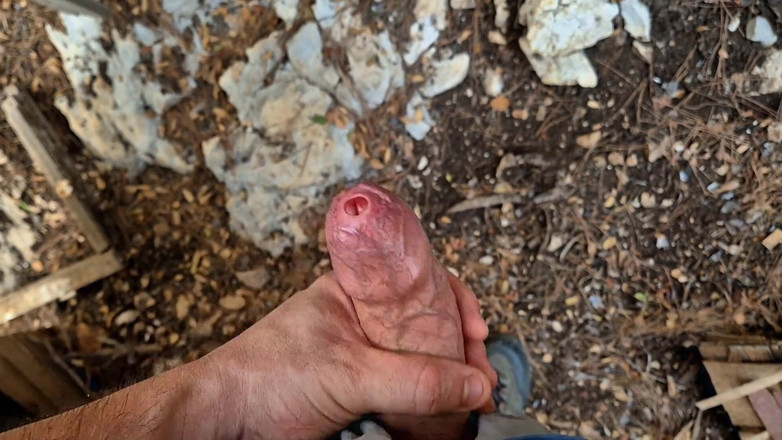 GloomyChase977: Fimóza táta veřejné. Pomalé hlazení, stříkání všude