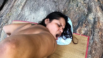 Paty Bumbum: Desi Indian on Nude Beach Live Sex with Paty Bumbum