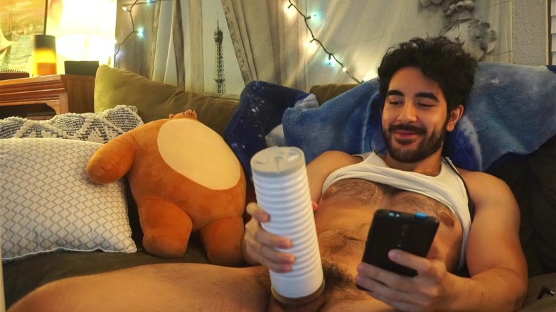 Geraldo_Rivera: Edging with My Lovense Max 2 + creampie