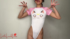 LittleLewdLuna: Japonské kombinézy try on Haul s asijskou dívkou