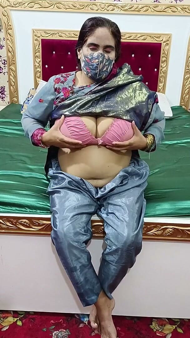 RajuIndianPorn: Hot Desi Shilpa Bhabhi Pressing Her Big Boobs and Masturbating...