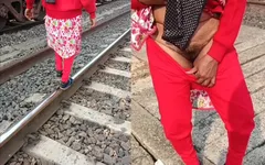 Nomita Bhabhi Kissa utomhus