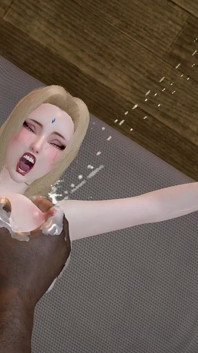 Desi indisk daku suger bröstmjölk från denna ammande blonda Tsunade och creampied hennes fitta flera gånger efter hårt knull