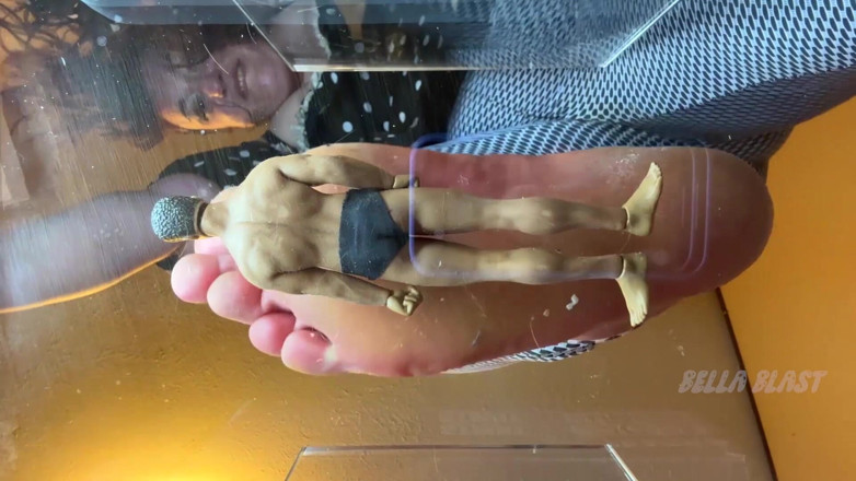 BellaBlast: Who Invited You Tiny? Now Stroke Under Giantess Feet and...