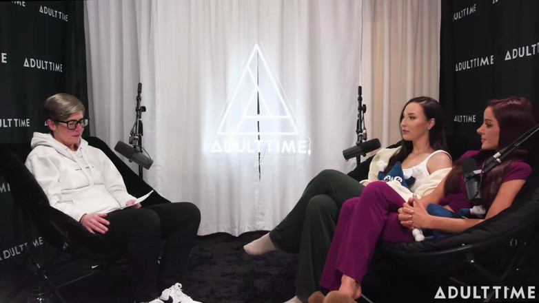 Adult Time Podcast: Pornstars Podcast After Lesbian Hookup