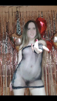I Love Dancing to Them in This Fishnet Outfit