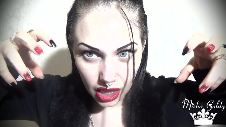 Goddess Misha Goldy: Eu gosto de paus! Não weenies!
