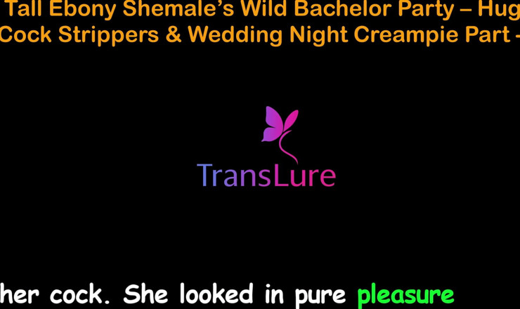 TransLure: English Audio Sex Story - Tall Ebony Shemale’s Wild Bachelor Party -...