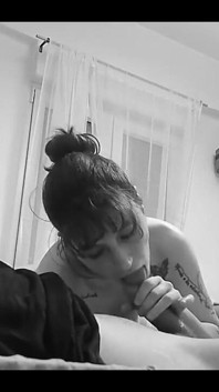 Black and White Blowjob