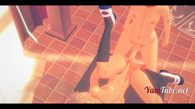 Yaoitube: Boku No Hero Yaoi 3D - Todoroki Shoto folla y se corre...