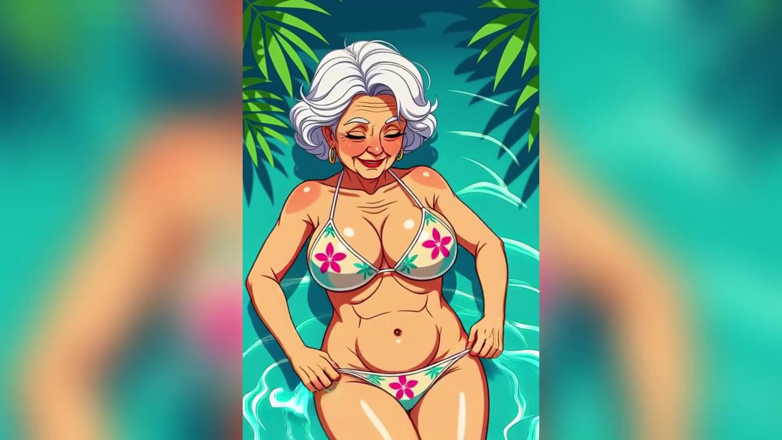 AI Porn: Yaşlı nine azdırma animasyonu