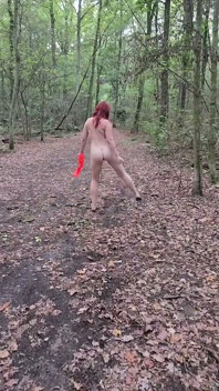 Naked Walk in Park, Peeing, Bondage for Tits Play and Slapping