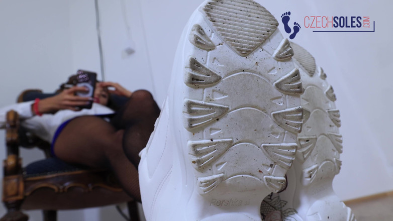 Czech Soles - foot fetish content: Bratty Teen Princess's Dirty Sneakers Humiliation