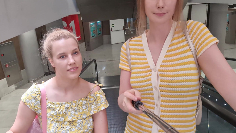 Acrylic Kate Quinn: Tgirl Fucking a Gorgeous Blonde in a Fitting Room