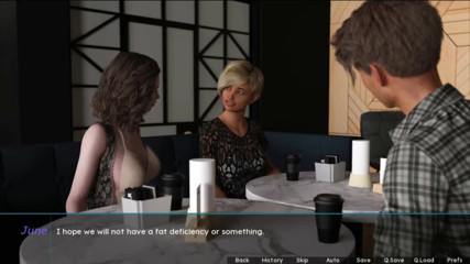 Visual Novels: Letni zapach część 15 (trasa przyrodniej siostry) - w przymierzalni