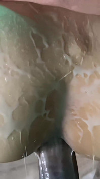 Foda anal com porra Lube Enema Mess