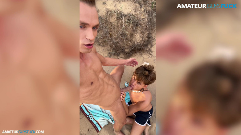 Amateur Guys Fuck: Agf: Wir wurden ein bisschen zu mutig am strand. Neugierig?