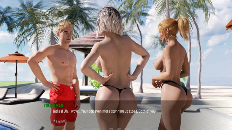 Dirty GamesXxX: Shared Desires: Sexy Hotwives Topless on the Beach - Episode 2