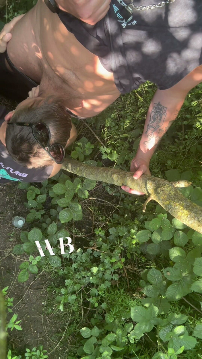 welsh_blokexxx: Cruisng Area BJ in the Woods
