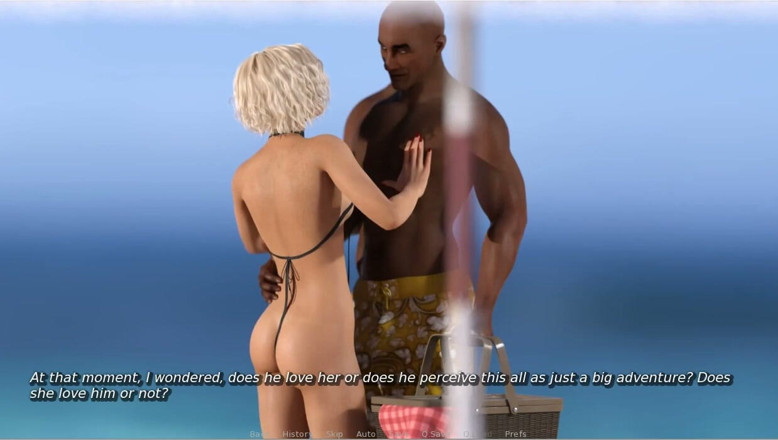 XXX Games Bunk: 내 핫와이프 - 게임플레이 - 롤플레이 - 해변 피크닉 - 해변에서 흑인 대물 자지 따먹는 마누라