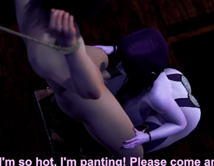 Waifu club 3D: 흑인 대물 자지와 섹스하는 흑인 대물 자지
