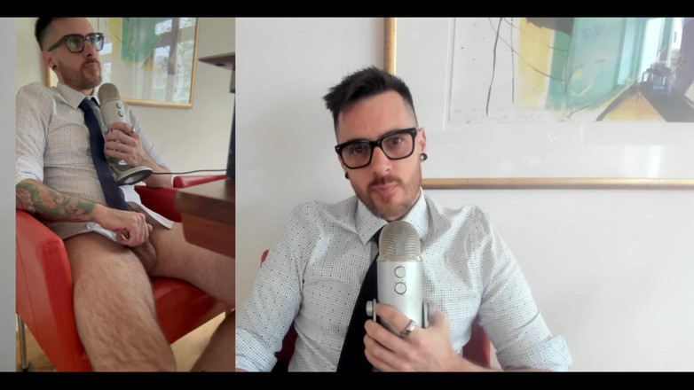Maxx Obsidian: Asmr Roleplay as Your Grad College Professor! Includes Cumshot!