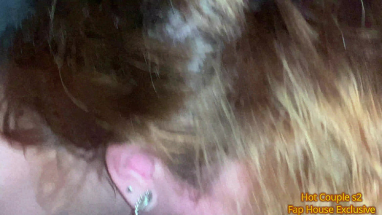 Hot Couple s2: Redhead Rides on Roommate's Cock, Real Amateur Video