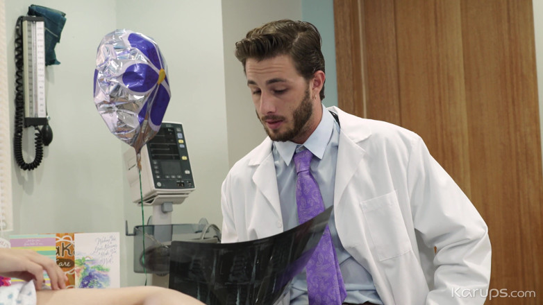 Karups Private Collection: Olive Glass wants and fucks the sexy doctor on the...
