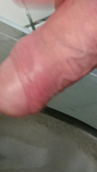 Public Urinals Wanking Wearing Work Clothes, Close up Cum