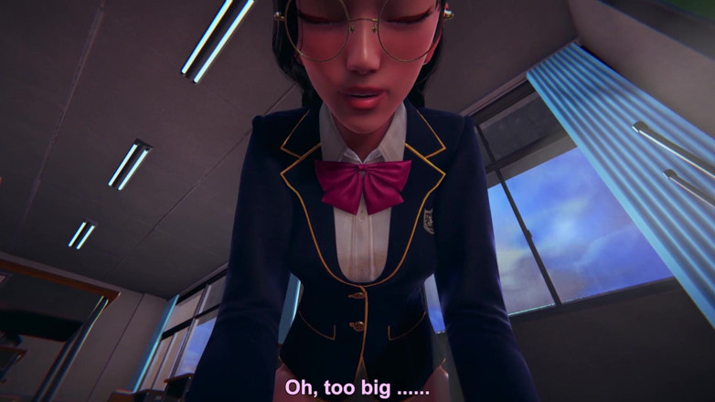 Waifu club 3D: DVAはあなたのコックPOVに乗る