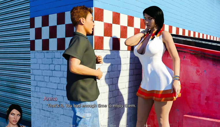 Porngame201: Anna tình cảm thú vị # 6 - khoe ngực