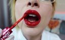 Morrigan Havoc: Heiße krankenschwester mit saftigen roten lippen