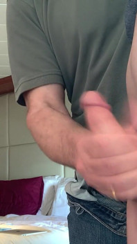 Stepdaddy Catches Teen Redhead Boy and Makes Him Cum