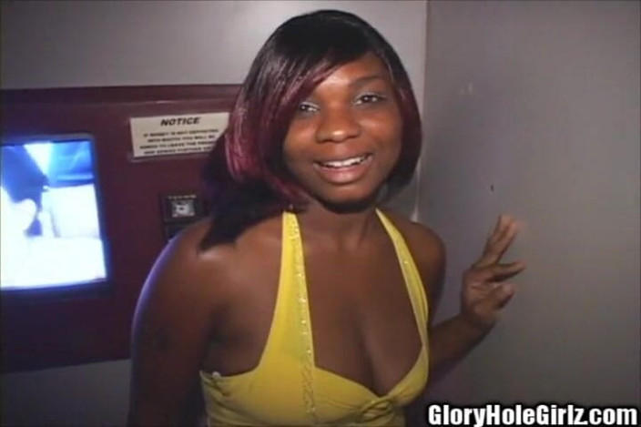 Glory Hole Girlz: Wild Anal Black Chick Glory Hole Cocks Swallow and Ass...