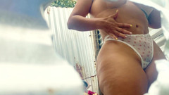 irina69star: Un gran culo in spiaggia nella cabina
