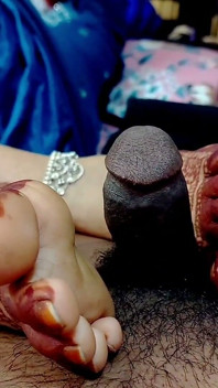 Femdom Footjob, Anal Finger and Fuck