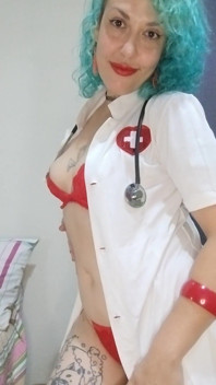 Need Some Care? the Nurse Will Take Great Care of You! Come with Me, Sweetheart!