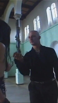 Humiliating tits bondage