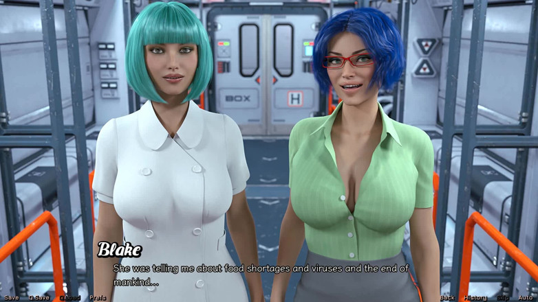 Dirty GamesXxX: Preso no espaço: meninas sexy. Ep.4