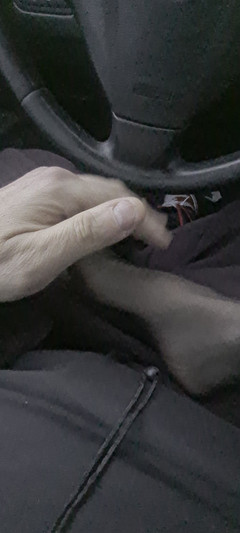 MisStockingFeet: Bestrumpfter footjob im auto