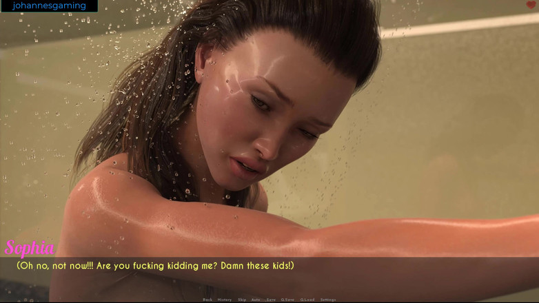 Johannes Gaming: AWAM - masturbándose en la ducha después de ver porno.