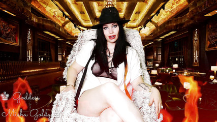 Goddess Misha Goldy: Seja meu palhaço! Chupar um pau para mim, mesmo que...