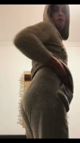 Merry Bell: Femboy in Baby Pajamas Plays with an Intimate Toy Before...