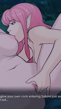 Ведьма и Fae в тройничке - фантазийное приключение по-быстрячку No3, геймплей игры для взрослых