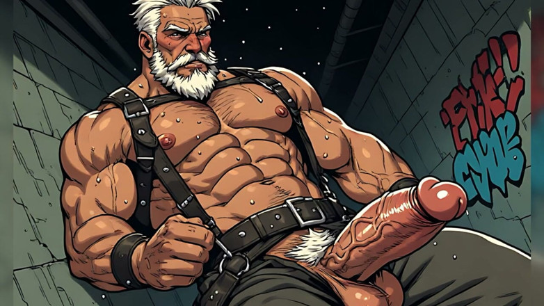 Erotic Man: 자지를 빨아주는 거친 에로틱한 예술