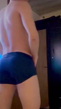 Latin Gay Twink Masturbating His Big Cock - Hot Boy in Orgasm - Santiago Cardenas