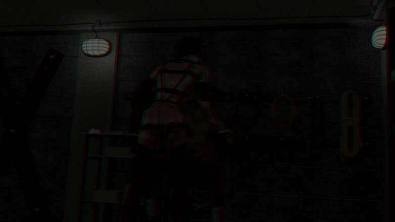 Multimediak: Anaglyph 3d - câmara de punição lésbica parte 1 (use óculos 3D para prazer final)