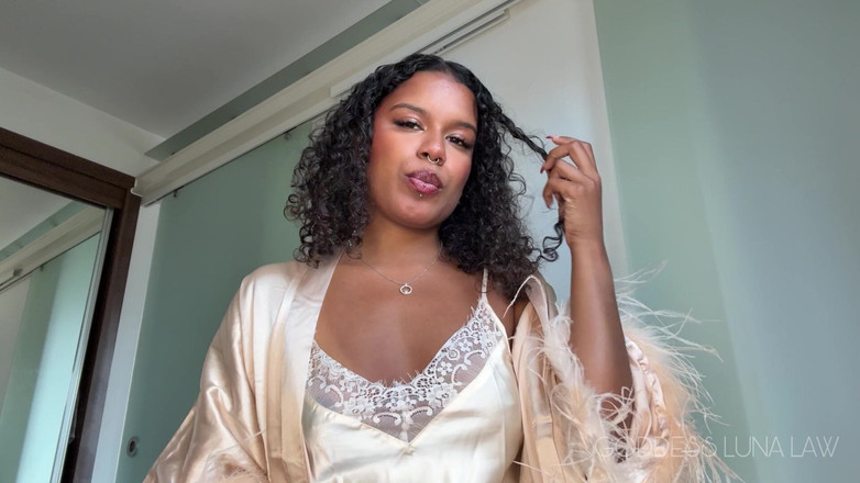 Goddess Luna Law: Satynowy JOI