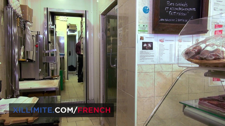 French girls at work: Кухонний секс з Аніссою Кейт