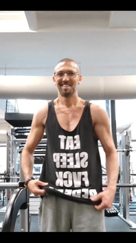 Heute war es schwierig, nach 3 Tagen Fieber gehe ich wieder ins Fitnessstudio